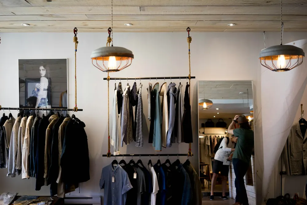 Product store website example